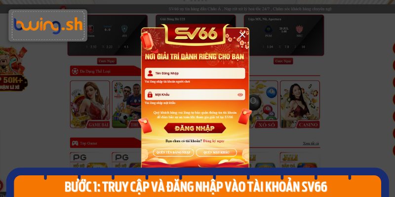 Hướng dẫn nạp tiền SV66